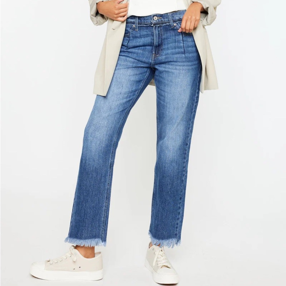KanCan High Rise Slim Straight Leg Jeans Size 0